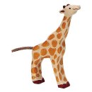 Holztiger- Giraffe- klein, fressend
