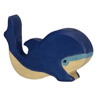 Holztiger- Blauwal- klein