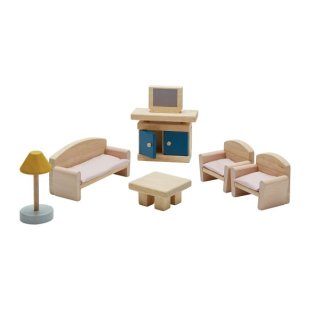 PlanToys- Puppenhaus-Möbel- ORCHARD Line Wohnzimmer