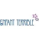 Enfant Terrible- Gemusterte Webhose mit Jerseyfutter 98/104 Blumendruck ozean-himmelblau