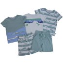 Enfant Terrible- Jersey Shorts mit Dinodruck- sage-mint- Gr. 86-164