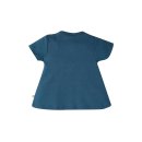 Frugi- Kurzarm-Shirt mit Bienen-Applikation- dunkelblau-...