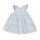 PWO- Ärmelloses Baby-Kleid- blau-weiß-gestreift- Gr. 62-104