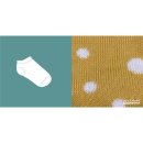 Grödo- Sneaker-Socke- gelb/weiße Punkten- Gr.19-26