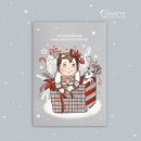 Papete- Postkarte- Weihnachten- ZUCKERSÜSSE GRÜSSE