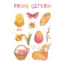 Papete- Postkarte- Ostern- SET