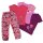 Enfant Terrible- Webhose Orchideenmuster- brick red-purple- Gr. 104-164