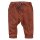 PWO- Leichte Hose mit Knöpfen, Taschen, Umschlägen- rostrot- Gr. 62-104
