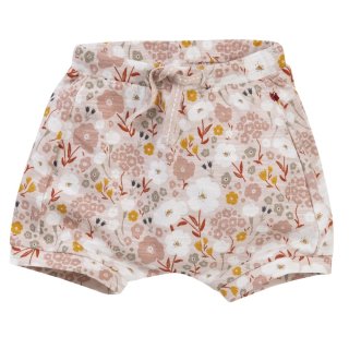 PWO- Shorts mit Blumenmuster & Kordel- rosa- Gr. 62-104