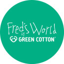 Freds World- Langarm-Babykleid mit Kirschen- türkis- Gr.56-98