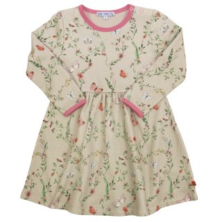Enfant Terrible- Langärmeliges Sweat-Kleid mit Blütenranken- Gr. 86-140