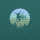 Enfant Terrible- Langarm-Shirt Druck Biker- bottle green-...