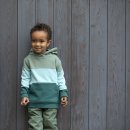 Enfant Terrible- Hoodie/Kapuzen-Pullover Colourblocking-...