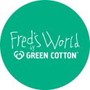 Freds World- Baby-Sweathose Denim- Popo-Applikation Dino- Gr. 56-98