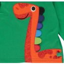 Freds World- Baby-Langarmshirt- Applikation Dinosaurier- Gr. 68-98
