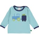 Freds World- Baby-Langarmshirt- Traktor-Applikation- Gr. 56-98